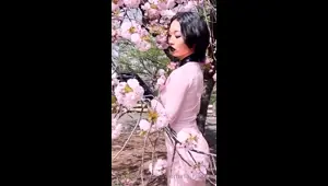 Japanese babe outdoor orgy fuck