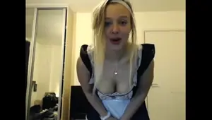 Big boob brunette masturbates on webcam