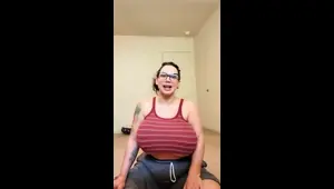 Big boobs milf masturbates with her dildo