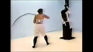 Fetish BDSM bitch spanked well
