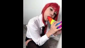 Sexy teen ebony solo toy masturbation