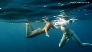 Hotties naked alone in the sea