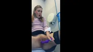 Violet lovely amateur redhead woman toying