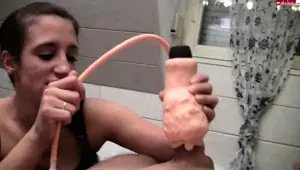 Blonde amateur MILF pov toys fingering shaved cunt