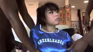 Two Basketball Players Bribed By Hot Cheerleader With Pussy May Lee