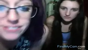 Two Girls Flashing On Cam
