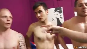 Amanda X and her first gangbang for Cumlouder