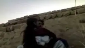 Raunchy Pakistani tart getting fucked in the great outdoors