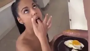 Tempting Spanish teen enjoying the best oral sex ever