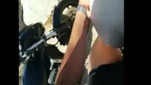 Amateur bent over outside getting it doggy style