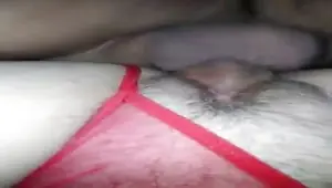 Fat, hairy pussy up close