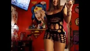 Fat ass teen Colombian on cam