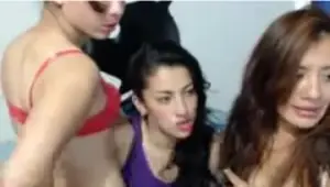 Three horny lesbians on cam