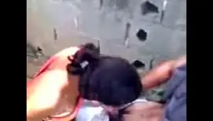 Crazy Latina fuck in public