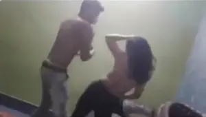 Indian threesome naked in the room