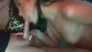 Gf gets fingered and sucks cock