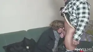 German grandma with natural tits