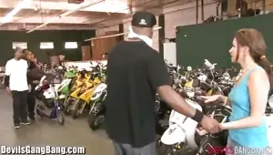 Extreme Interracial Gangbang