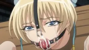 Big tits hentai sucks and fucks two monster cocks