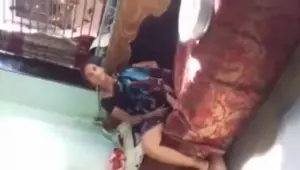 Indian husband films his naughty wife