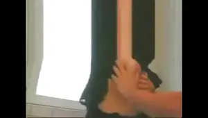 Face splashed with my master's cum