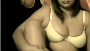 Curvy Indian girl shows it all off