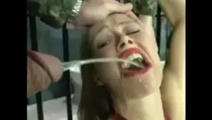 Hot babe prisoner army fucked