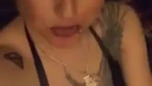 Inked up cam girl is quite a charmer