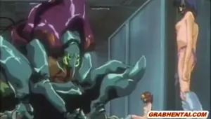 Space super slut attacked and fucked by monsters