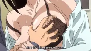 Her big tits always get her in trouble at the office