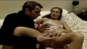 Emptying the balls over her