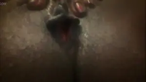 Hot indian milf rubs pussy