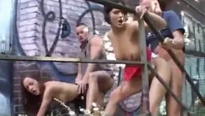 Hot girls fucked outdoors