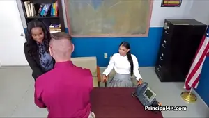 Black hotties sharing head teachers dick