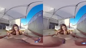 VR fuck, courtesy of a Latina sizzler