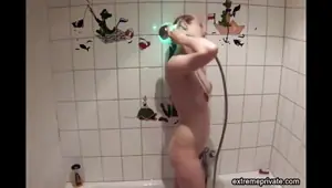 mmm, my showering stepdaughter Megan