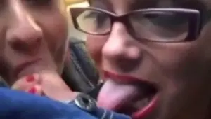 Public bus blowjob
