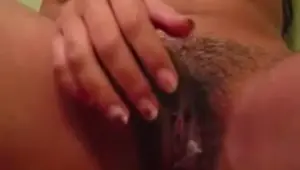 Captivating Desi tart stroking her hairy cunt