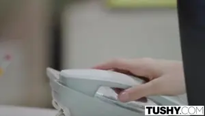 Adriana Chechik tastes Lana Rhoades' ass