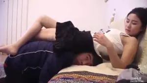 Chinese mistress owns two slaves