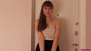 My Mistress Left My House without Panties and with Cum in Her Pussy After Passionate Sex