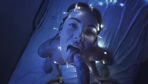 Christmas Light Fuck with beautiful fit girl