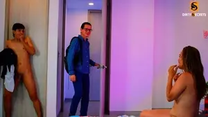 LIL TIMMY CATCHES HANNAH MILLER CHEATING AND FUCKS HER TO TEACH HER A HOT LESSON