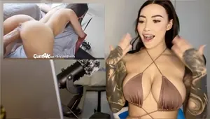 Porn ASMR Reaction, Pussy Creampie Oozing Cum OnlyFans girl Willow Harper !