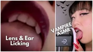 ASMR Hot Asian Vampire Licks and Licks you WET