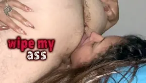 It's time to wipe my ass in your face! lick it until you make me cum