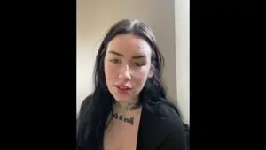 Big boob British girl takes you to her place after an Xmas party JOI