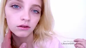 Super cute Blonde Teen fucked by Producer