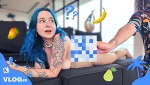 I guess what fruit fits in my pussy Hairy French Vlog