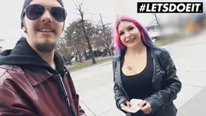 BumsBus Aviva Rocks Huge Tits Swiss Babe Fucks Stranger For Extra Money LETSDOEIT